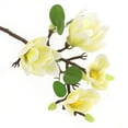 thumbnail image 4 of Spencer 2pcs Artificial Magnolia Silk Fake Flowers 25.6" Faux Flowers Plants for Home kitchen Wedding Festivals Decorations (Green), 4 of 11