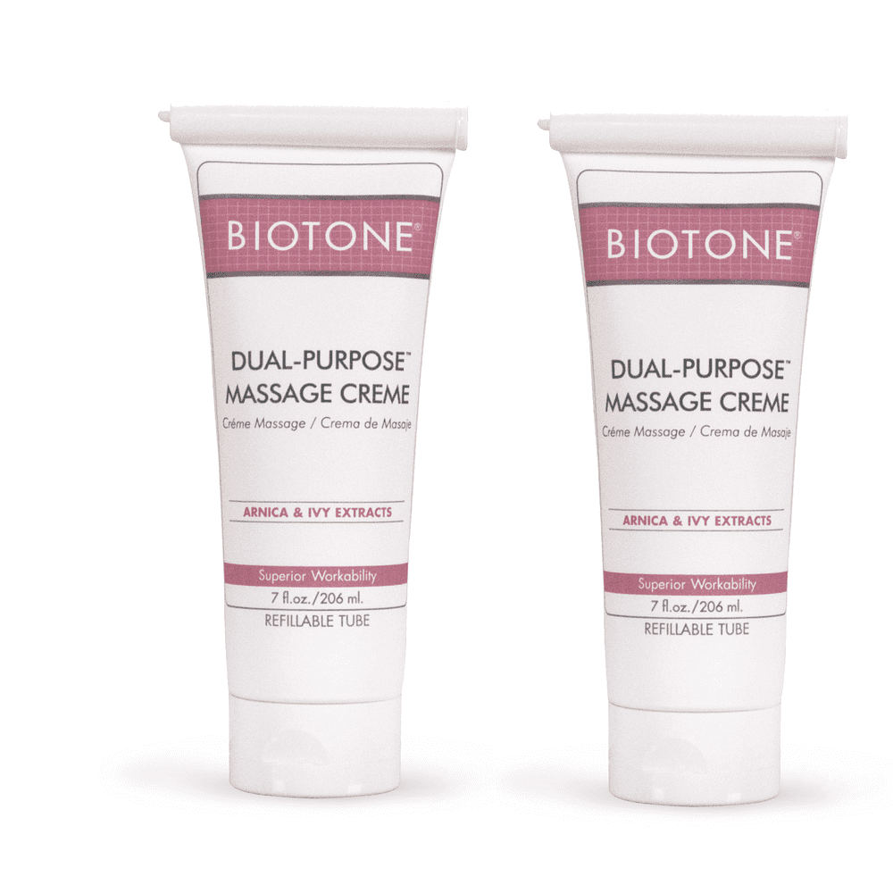 Biotone Dual Purpose Massage Creme 7 oz (Pack of 2)