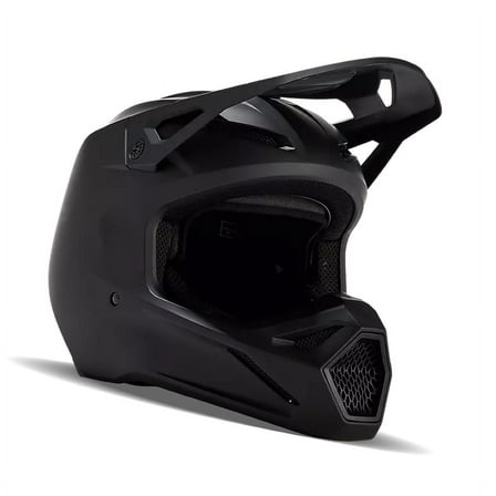 Fox V1 Solid Helmet (Medium, Matte Black)