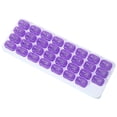 thumbnail image 2 of JZCHUNTOY 31 Grid Portable Pill Organizer, Monthly Marked Transparent Moisture-Proof Pill Box, Independent Sealed Compartment Medicine Storage Case for Home Travel Daily Medication Management, 2 of 7