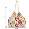 thumbnail image 6 of CoCopeaunt Crochet Tote Bag Aesthetic Boho Knitted Bag Floral Crochet Hobo Bag Purse Cute Fairycore Shoulder Bag for Women, 6 of 6