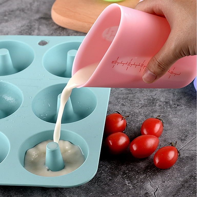 Silicone Flexible Measuring Cups Set for Epoxy Resin, Butter, Chocolate &  More - 2 Cup Melt Stir Squeeze & Pour - Dishwasher Safe - Standard & Metric