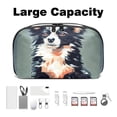 thumbnail image 3 of Pixel Dog Travel Electronic Organizer Case with Oxford Waterproof Material, 5.9x9.44x3.14 in, Charger Organizer, Charger Pouch, Travel Cord Organizer Case Small, Mobile Charger Pouch, 3 of 6