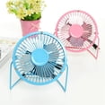 thumbnail image 2 of 4 inch Mini USB Desk Table Fan, Happon Personal Portable USB Fan Desktop Cooling Fan for Home Office Outdoor Camping Travel, Blue, 2 of 8