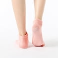thumbnail image 4 of Calcetines de yoga, calcetines de yoga, calcetines de pilates con medio dedo del pie, calcetines antideslizantes, eficiencia maximizada, 4 of 5