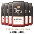 thumbnail image 3 of (6 pack) Peet's Coffee Major Dickason's Blend Premium Dark Roast Ground Coffee, Arabica, 10.5 oz, 3 of 10