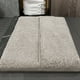thumbnail image 4 of Alfombrilla de baño de 1 unidad, 40 x 60 cm, antideslizante, con superficie envolvente para masajear los pies, para aliviar el estrés y de secado rápido después de la ducha (beige)., 4 of 9