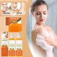 thumbnail image 4 of Persimmon Scented Shower Gel & Soap Value Set, Deodorizing Body Wash for Men & Women, 120ml x2 + 100g x2, 4 of 7