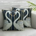 thumbnail image 3 of COMIO  Tapestry Cushion Cover Decorative Sofa Pillowcase Inspired by Walter Crane, The Swan (CCOV-Art-WC-SWAN), 3 of 5