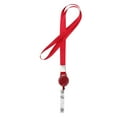 thumbnail image 3 of Zoyueyie 4Pcs Hanging Rope Practical Neck Strap Lanyard for Work Chest School Brand ID (Red), 3 of 10