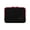 Black with Red Trim, variant on Computer Laptop Microsuede Suede Sleeve Fits 15 15.4 15.6 inches laptop