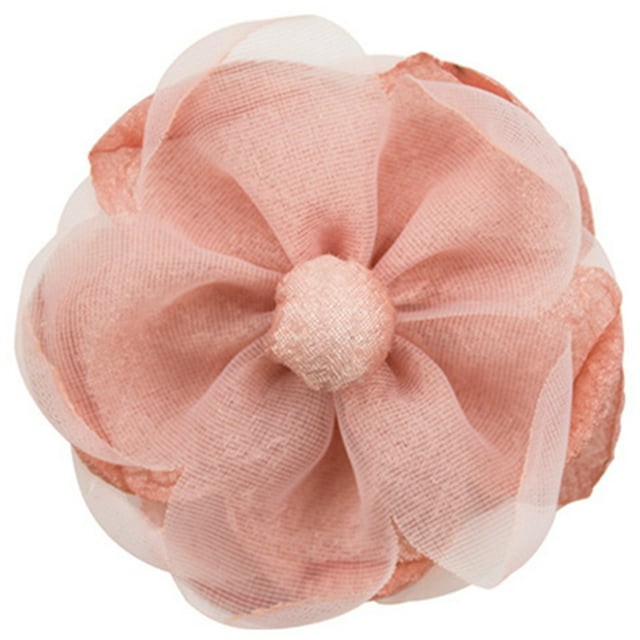 Pince à Cheveux Fleur Sans Pli, Barrette Décorative Fleur, Épingle Crocodile