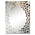 thumbnail image 2 of Designart "Radiant Revolve Modern Spiral in Gold II" Abstract Spirals Oversized Wall Mirror - Modern Abstract Living Room Wall Mirror - Multiple Color Options, 2 of 6