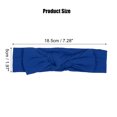 thumbnail image 2 of Bow Headband Fashion Cute Cotton Hair Band for Teenager Dark Blue 7.3Inch, 2 of 6