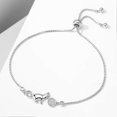 thumbnail image 5 of Pulseras shaofei 2 pulseras para mujer diseño de cordón antioxidante con diamantes de imitación gato, 5 of 5