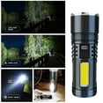 thumbnail image 4 of NARABB Rechargeable High , Super Bright Flashlights With COB Work Light, High Powered, Powerful Handheld Led Flashlights For Emergencies Camping Hiking, 4 of 9