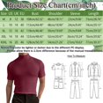 thumbnail image 2 of Mens T Shirt Summer Turtleneck Solid High Collar Short Sleeve Tops Soft Lightweight Casua Slim Fit Workout Basic Tees, 2 of 4