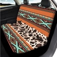 thumbnail image 3 of Uorisanigo Tribal Aztec Car Accessories Set 14 Pcs with Cars Seat Covers and Steering Wheel Accessories Seat Belt Pads Auto Console Cover Cars Headrest Cover Keychain Comfortable for Car SUV, 3 of 6