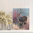 thumbnail image 2 of Qisvanset Watercolor Otter Hibiscus Canvas Print 12x16 Inch Kitchen Decor, 2 of 8