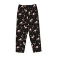thumbnail image 4 of Xecao Flowers Women's Straight Lounge Pajama Pants: The Epitome of Relaxed Sleepwear, 4 of 9