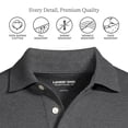 thumbnail image 3 of Lands' End Men's Long Sleeve American-Grown Supima Cotton Polo Shirt, 3 of 5