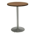 thumbnail image 4 of KFI Studios Mode 3' Round Bistro Table, Studio Teak, Black Base, 4 of 6