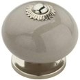 thumbnail image 1 of Mascot Hardware CK330 Bouton d'Armoire Rond Grisé 1,6 Po - Gris&44; Pack de 5, 1 of 1