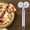 thumbnail image 1 of Cortador de pizza, cortador de pizza de acero inoxidable Cortador de pizza con rueda Cortador de pizza con rueda Rendimiento confiable, 1 of 12