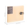 thumbnail image 2 of HONITANO Home Use Khaki Cd Storage Binder with Soft Material and Space Saving Design, 2 of 6