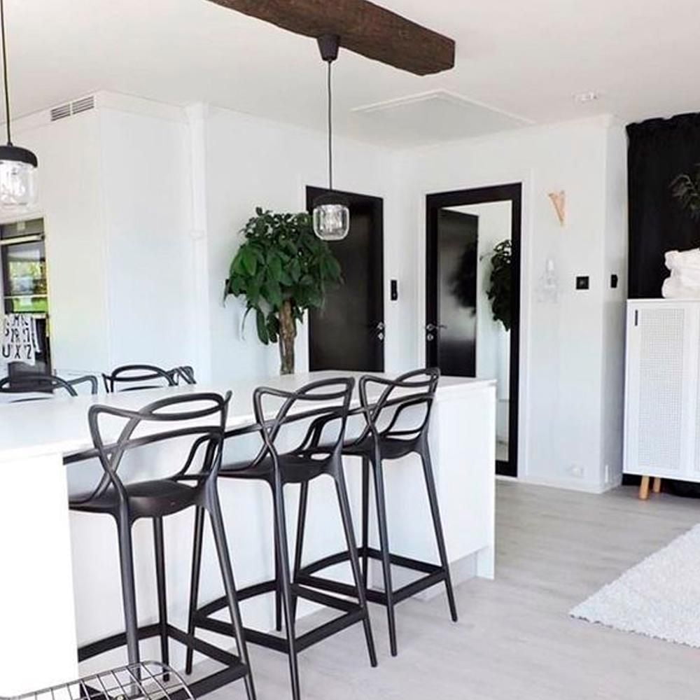 Heavenly Collection Plastic Counter Stool SET OF 3