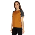 thumbnail image 3 of Inkmeso Womens Raglan Short Sleeve T-Shirt Regular Fit Casual Solid Basic Tee T-Shirts, 3 of 7
