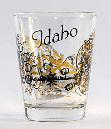 Idaho Wilderness Elk & Bear Shot Glass