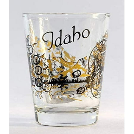 

Idaho Wilderness Elk & Bear Shot Glass