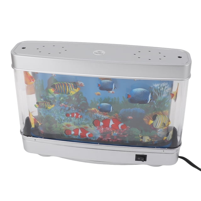 Tistana de Pescado Falso, EE. Uu. Ee. Uu. LUZ LED COMPACTA DE LAMPARA DE ACUARIA Artificial de 110 V para la deicina para adultos