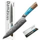 thumbnail image 1 of Cuchillo de chef Hecef 8 pulgadas acero Damasco japonés G10, 1 of 8