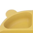 thumbnail image 3 of Soft Silicone Toddler Plate Dining Room Cute Cartoon Bear Shape Baby Suction Plate for Snacks Fruit Ginger Single Plate, 3 of 3