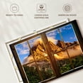 thumbnail image 6 of Elephant Stock Window To Golden Mountain Wall Art - Horizontal Canvas Wall Art - Living Room Wall Decor - Nature Canvas - Brown And Blue Decor - 45" x 30", 6 of 8