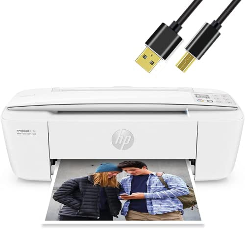 HP Color Inkjet Printer w LCD Print Copy Printing W NeeGo Cable - Walmart.com