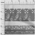 thumbnail image 2 of oneOone Rayon Gray Fabric Asian Block Fabric For Sewing Printed Craft Fabric By The Yard 56 Inch Wide, 2 of 4