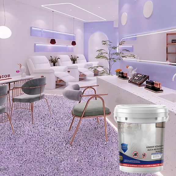 Epoxy Colored Sand Floor Paint Self Leveling Resin Coating for Garage Basement Patio Indoor Outdoor (2.2 Lb)