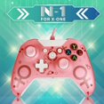 thumbnail image 2 of Wired Game Console Controller Compatible with Xbox One, (Pink), 2 of 5