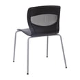 thumbnail image 6 of Flash Furniture HERCULES Series Plastic Stack Chair with Lumbar Support Black 5 Pack (5RUTNC618BK), 6 of 9