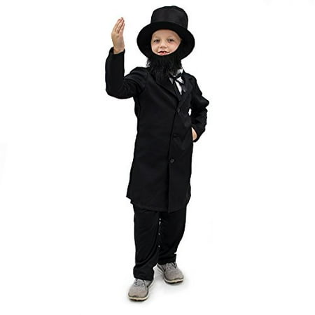 Boo! Inc. Honest Abe Lincoln Children's Boy Halloween Dress Up Roleplay Costume