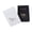 Black and white, variant on 2Pcs Couple Passport Holder Set For Honeymoon Travel Passport Cover Card Case