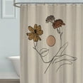 thumbnail image 3 of Shower Curtain Waterproof Curtains Toilet Curtains for The Bathroom Mould, 3 of 3