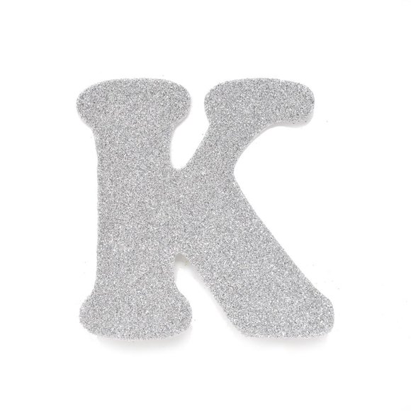 Foam Glitter Letters
