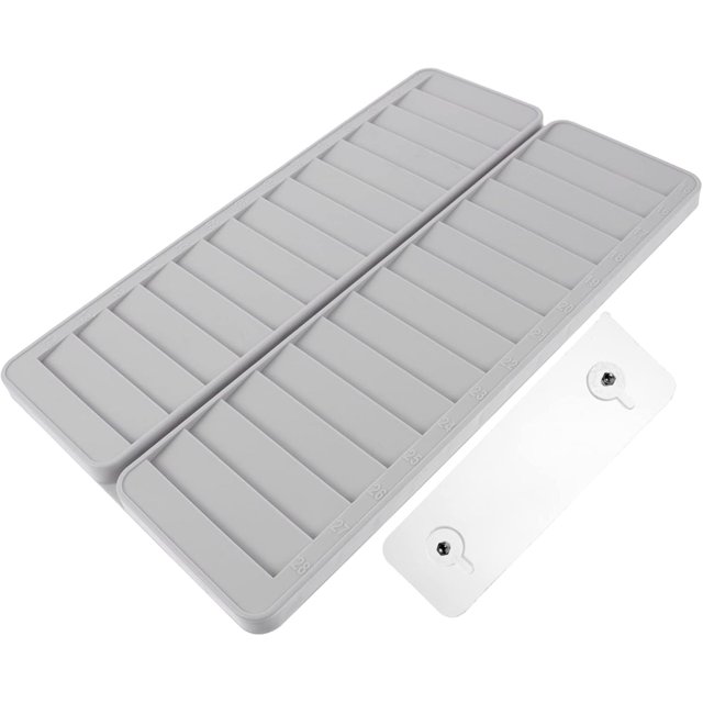 HUGFEG Material Card Rack Vertical Business Card Holder Wall Mount Rack Badge Card Holder Time Card Slot Pyramid Time Rack Time Clock Card Holder Attendance Cards Storage Rack Wall Pocket U2536-21774