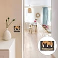 thumbnail image 7 of Yayeee Toggle Light Switch Wall Plate 3-Gang 6.37"x4.48" Decorative Outlet Cover, Orange Halloween Cat, 7 of 7