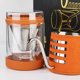 thumbnail image 2 of Juego de cafetera, olla de goteo, olla de boca larga, máquina de café lavada a mano, caja de regalo (juego marrón), 2 of 8