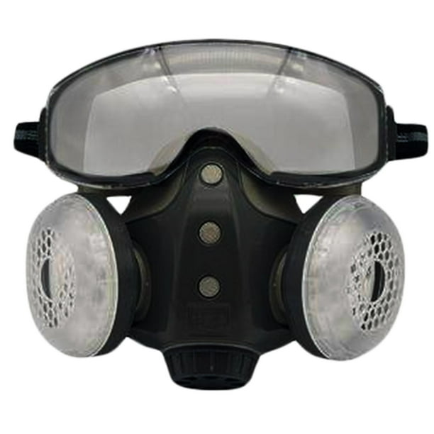 Y prevención. Gafas industriales integrales con pintura en aerosol y protección ocular integrada.